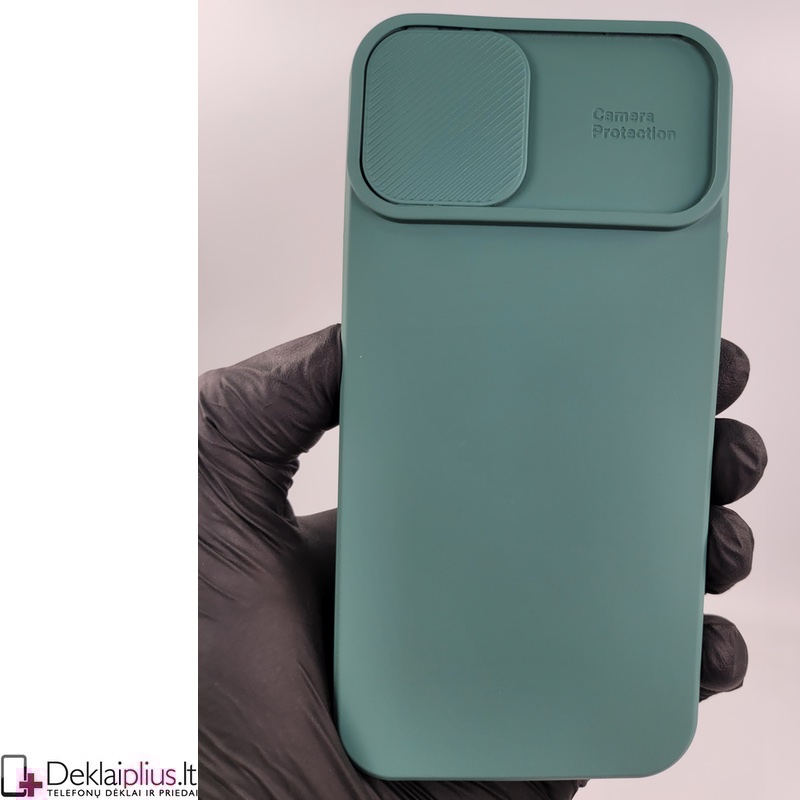 Švelnus guminis dėklas su kameros apsauga - žalias (Apple Iphone 14 Plus) Švelnus guminis dėklas su kameros apsauga - žalias (Apple Iphone 14 Plus)